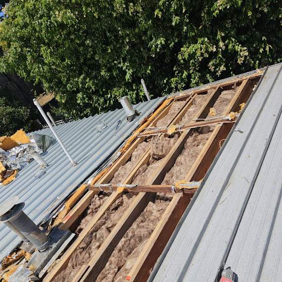 A medium sized roof repair in Melbourne