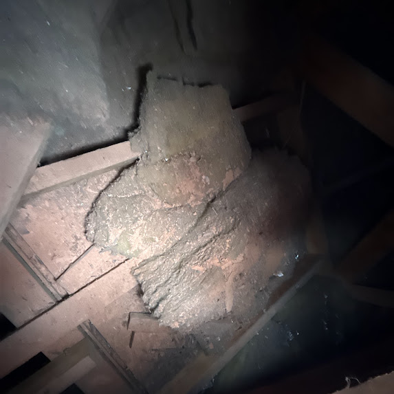 roof tiles that have turned into powder